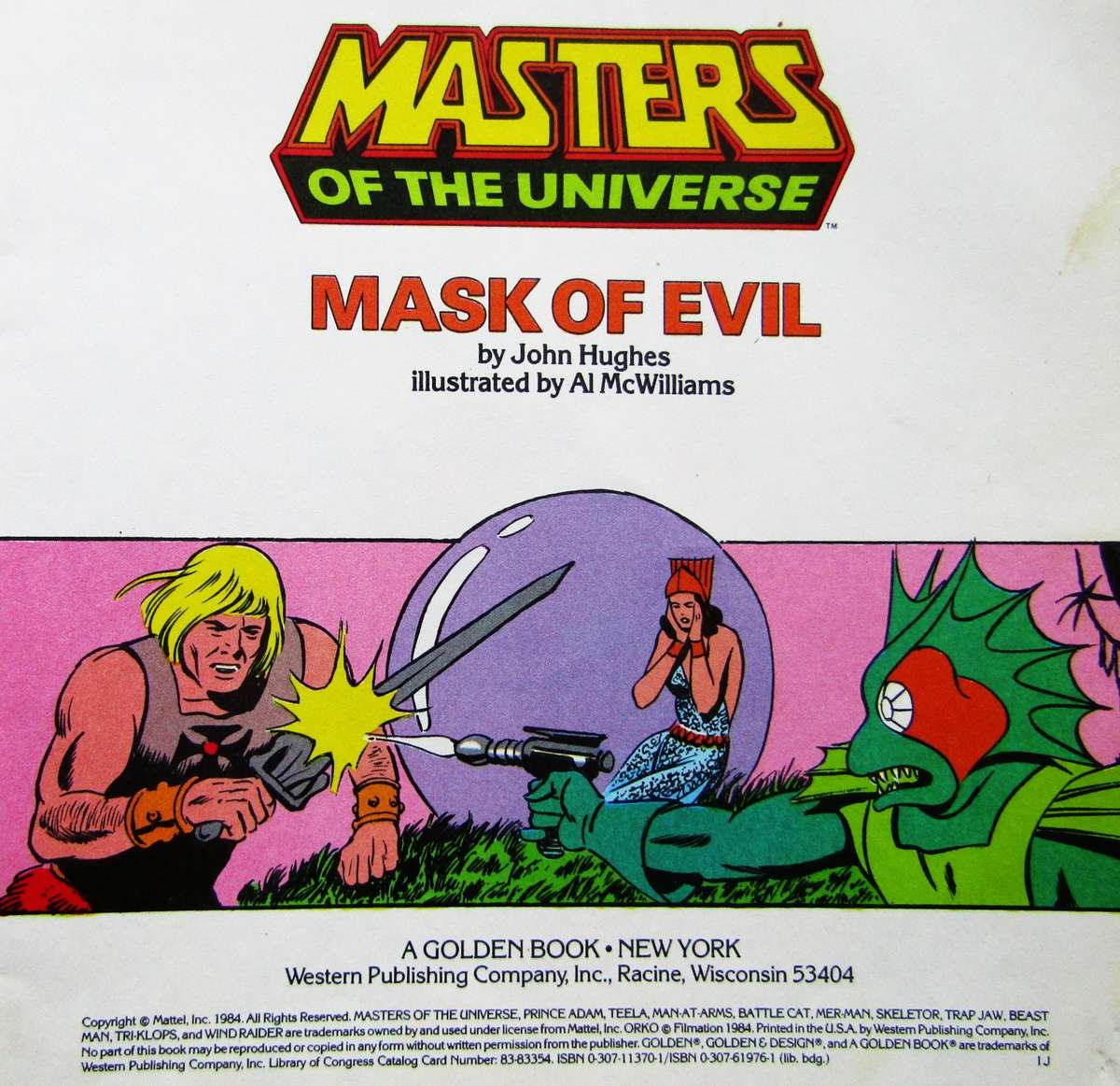 1984 Masters of the Universe - Softcover Book
