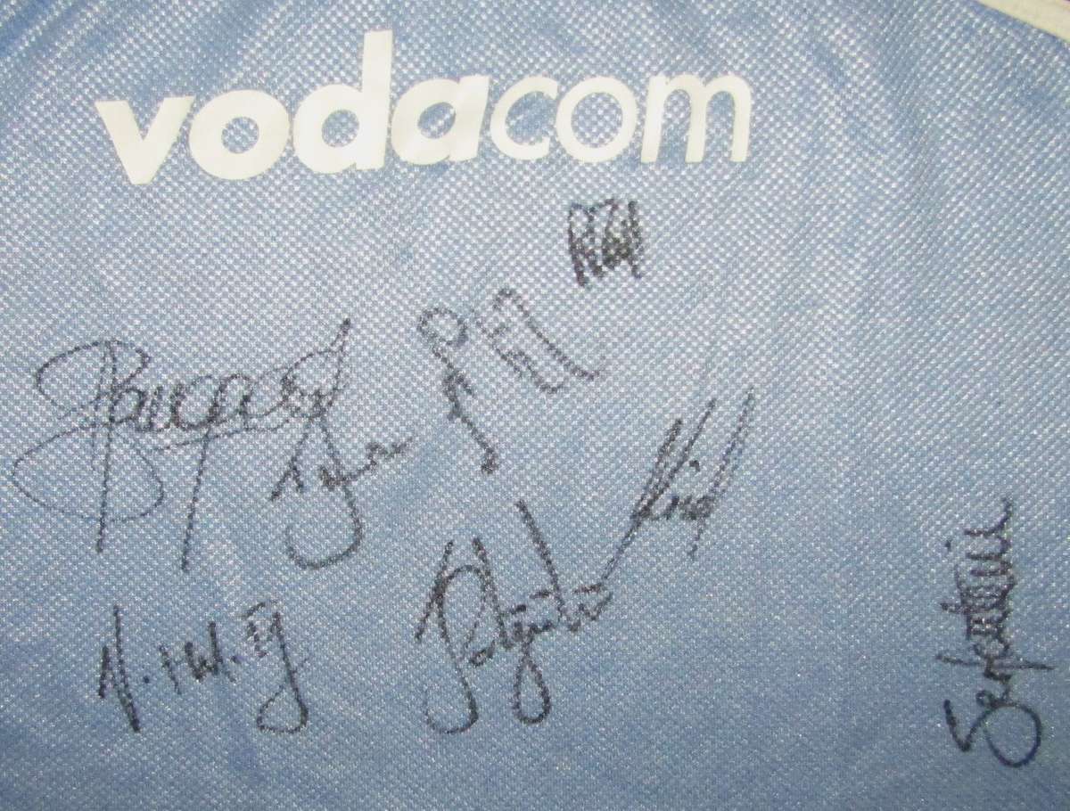 Old Bulls Rugby Jersey with 23 Signatures