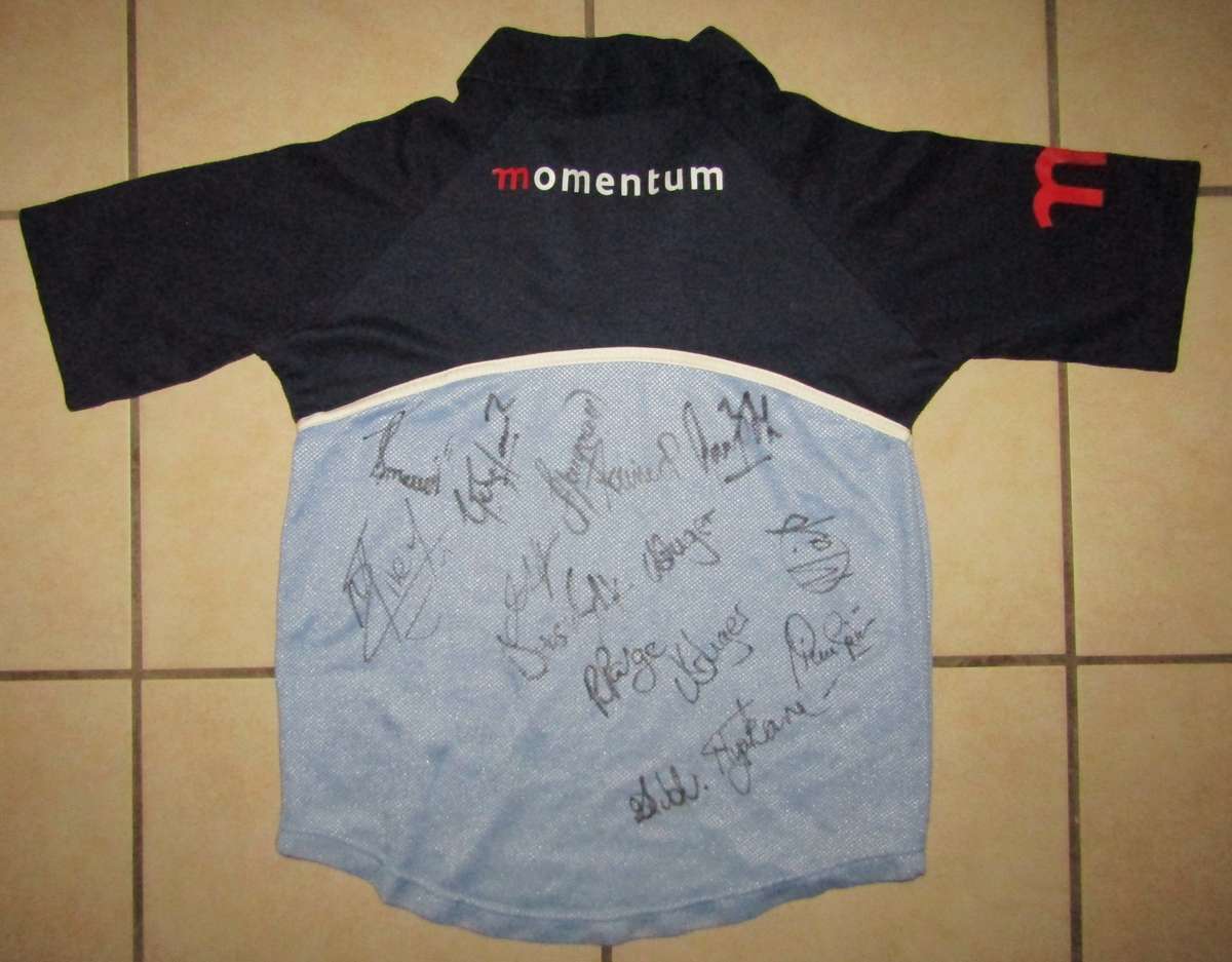 Old Bulls Rugby Jersey with 23 Signatures