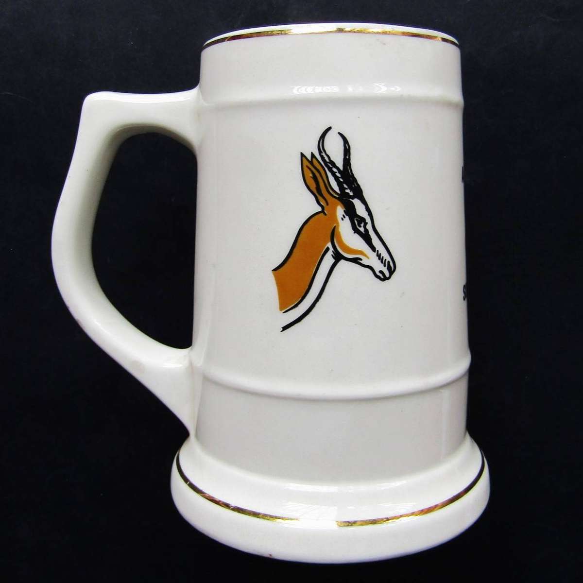 1976 Springboks vs All Blacks Rugby Beer Mug