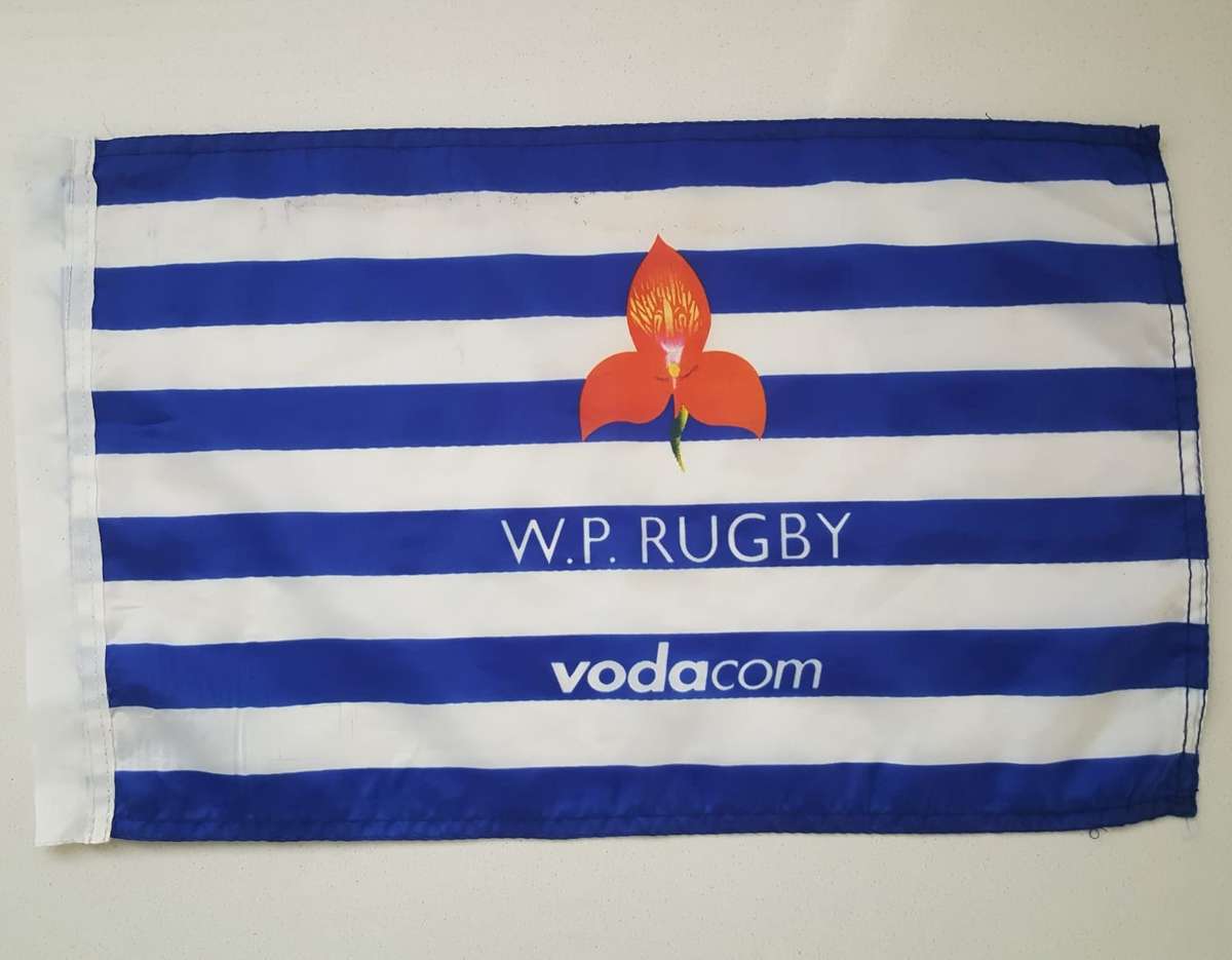 Old WP Western Province Rugby Flag