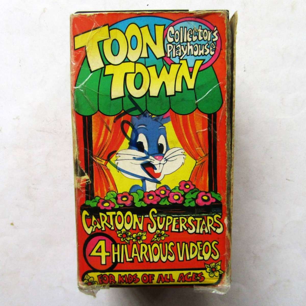 Toon Town - 4 Cartoon VHS Tapes Pack