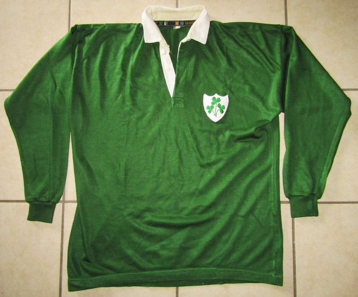 Old Ireland Long Sleeve Rugby Jersey - Size 2XL