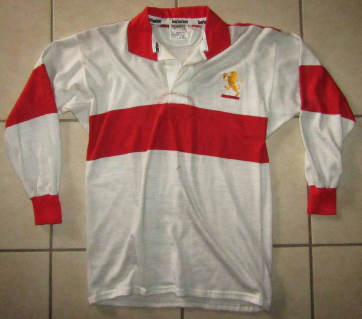Old Long Sleeve Transvaal Rugby Jersey - Size 38
