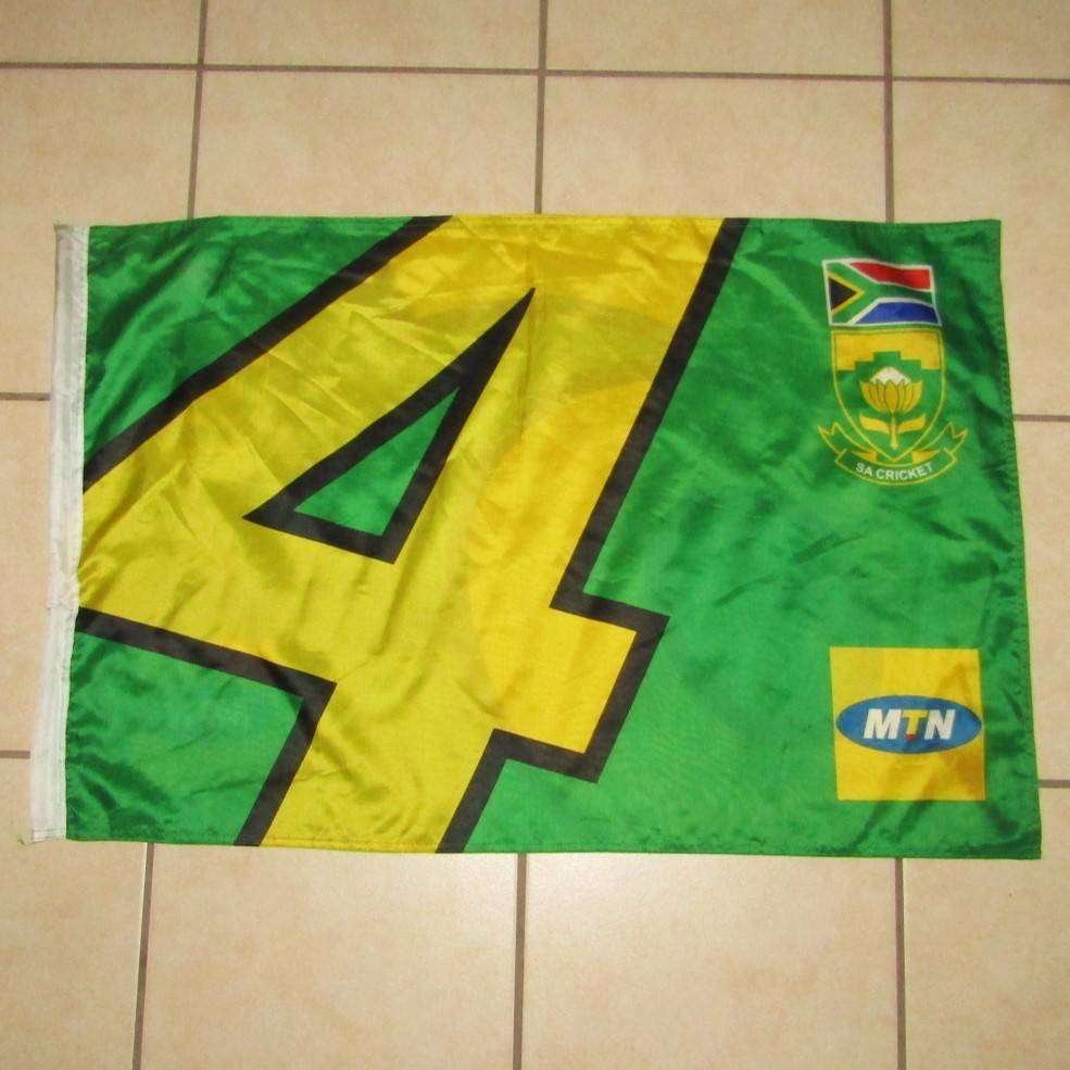 Old Proteas 4 and 6 Runs Cricket Flag