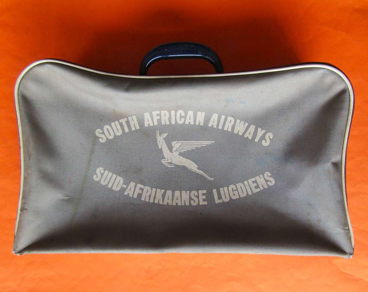 Old SAA Airways Flying Springbok Cabin Case