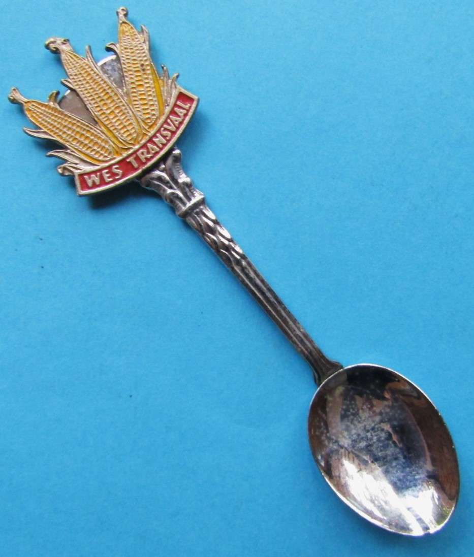 Old Wes Transvaal Rugby Crested Spoon