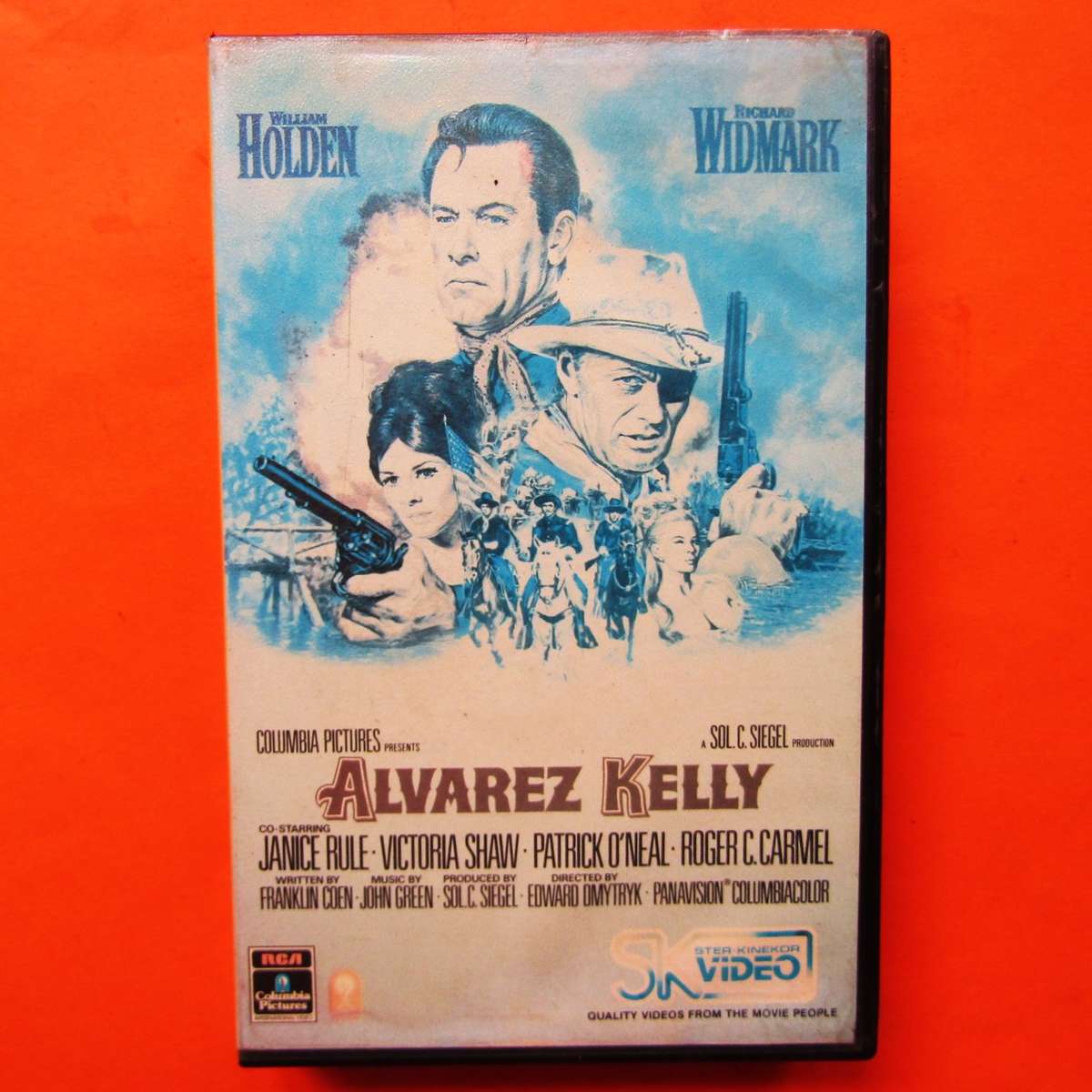 Alvarez Kelly - Classic Western Movie VHS Tape (1989)