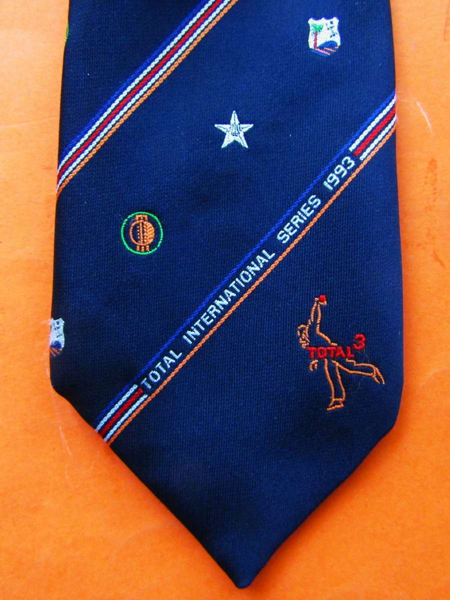 1993 Total International Series Cricket Neck Tie