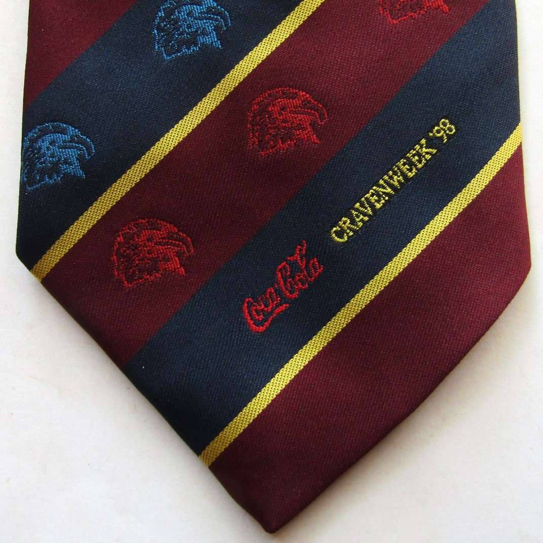 1998 Coca Cola Craven Week Rugby Neck Tie