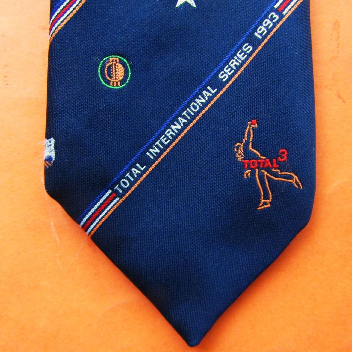 1993 Total International Series Cricket Neck Tie