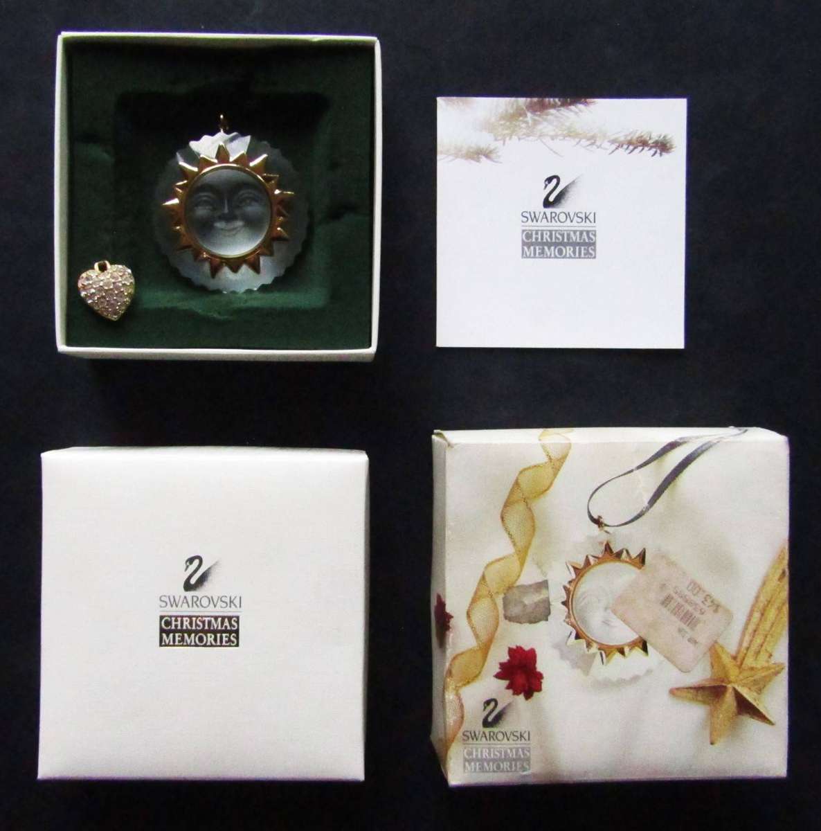 Swarovski Christmas Memories Sun Pendant in Original Box