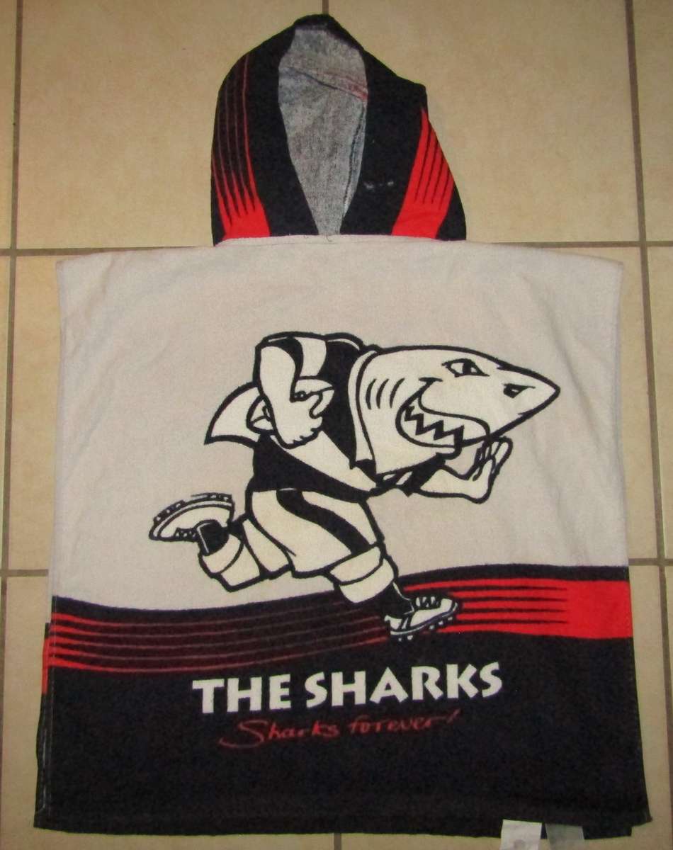 Old Sharks Rugby Hooded Towel