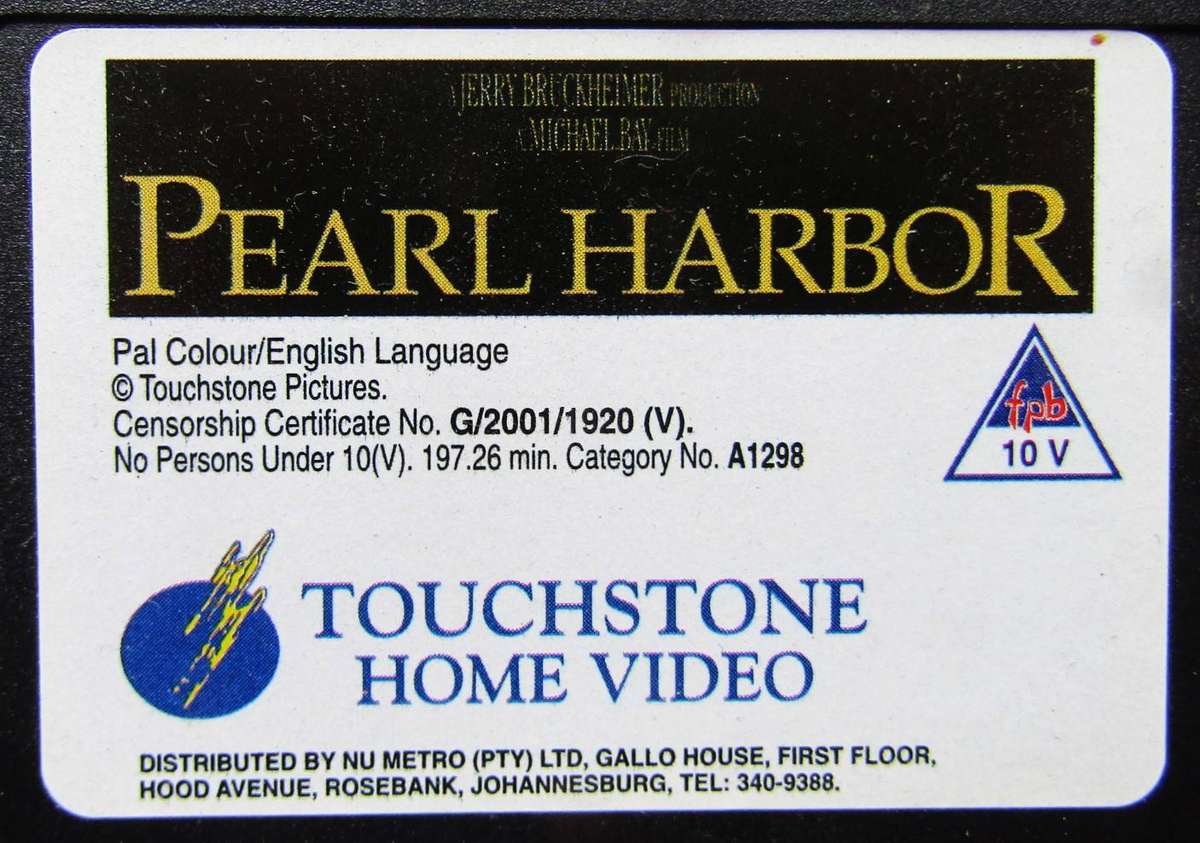 Pearl Harbor - Ben Affleck - Movie VHS Tape (2001)