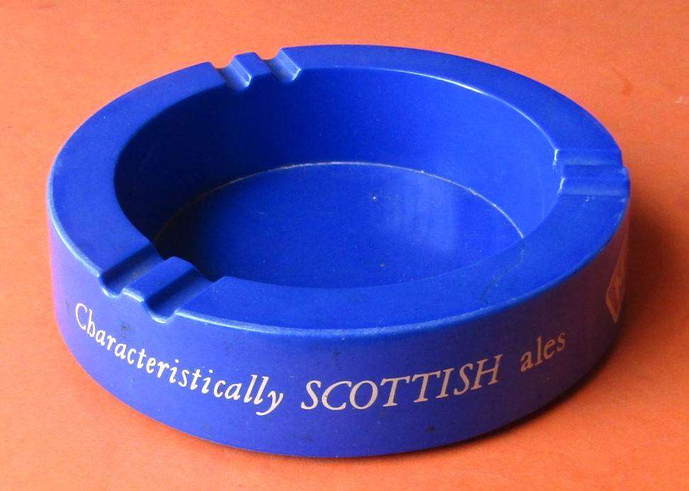 Large Old McEwan's Brewer Advertising Ashtray - Made in England