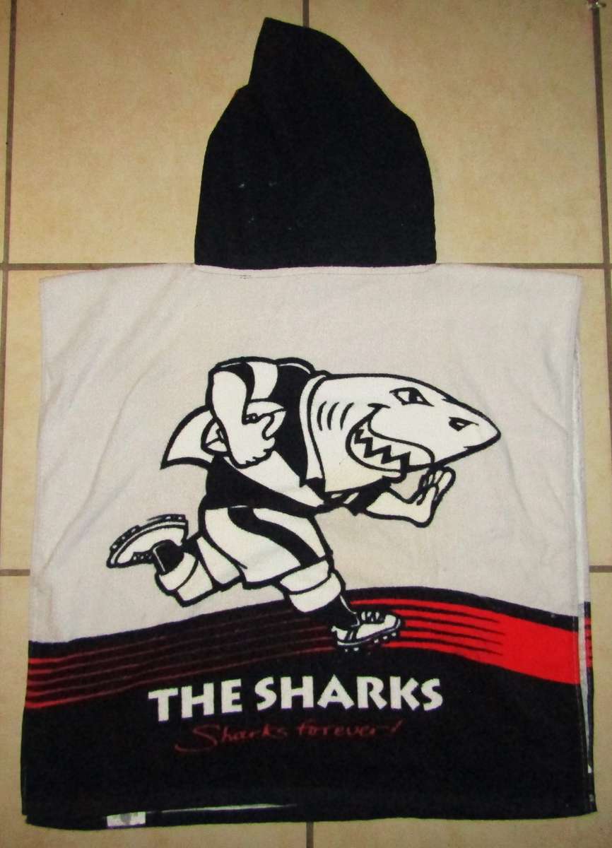 Old Sharks Rugby Hooded Towel