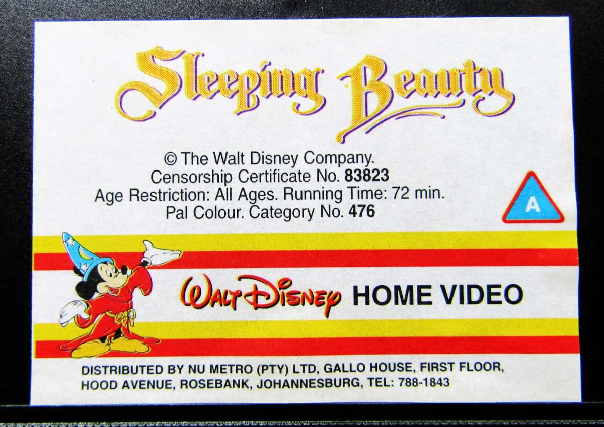 Sleeping Beauty - Walt Disney - Movie VHS Tape