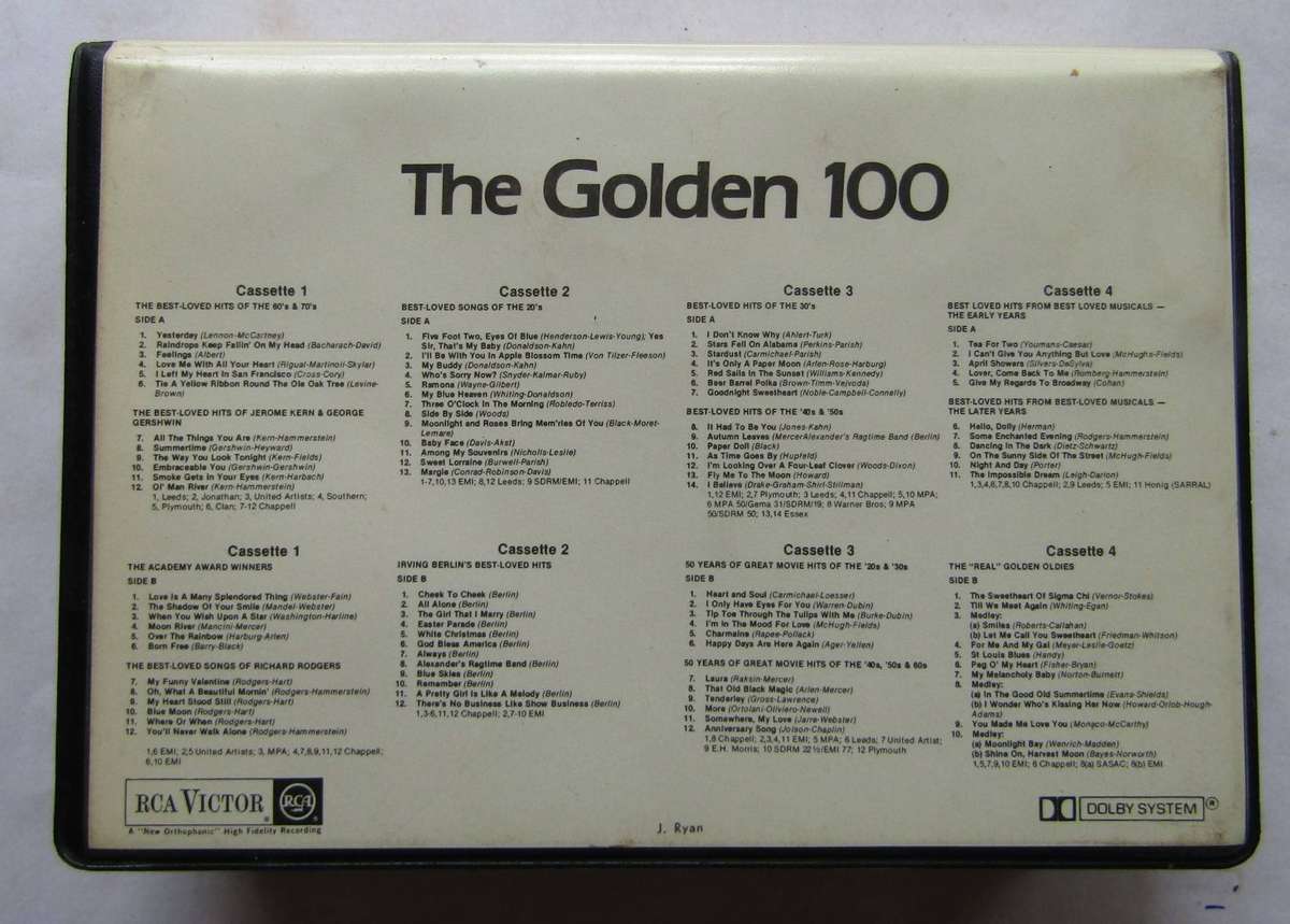 The Golden 100 - RCA Victor Reader's Digest - 4 Cassette Tape Set