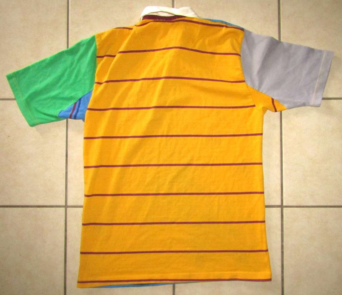 Old Mitre Multi Color Rugby Jersey - Size XXL