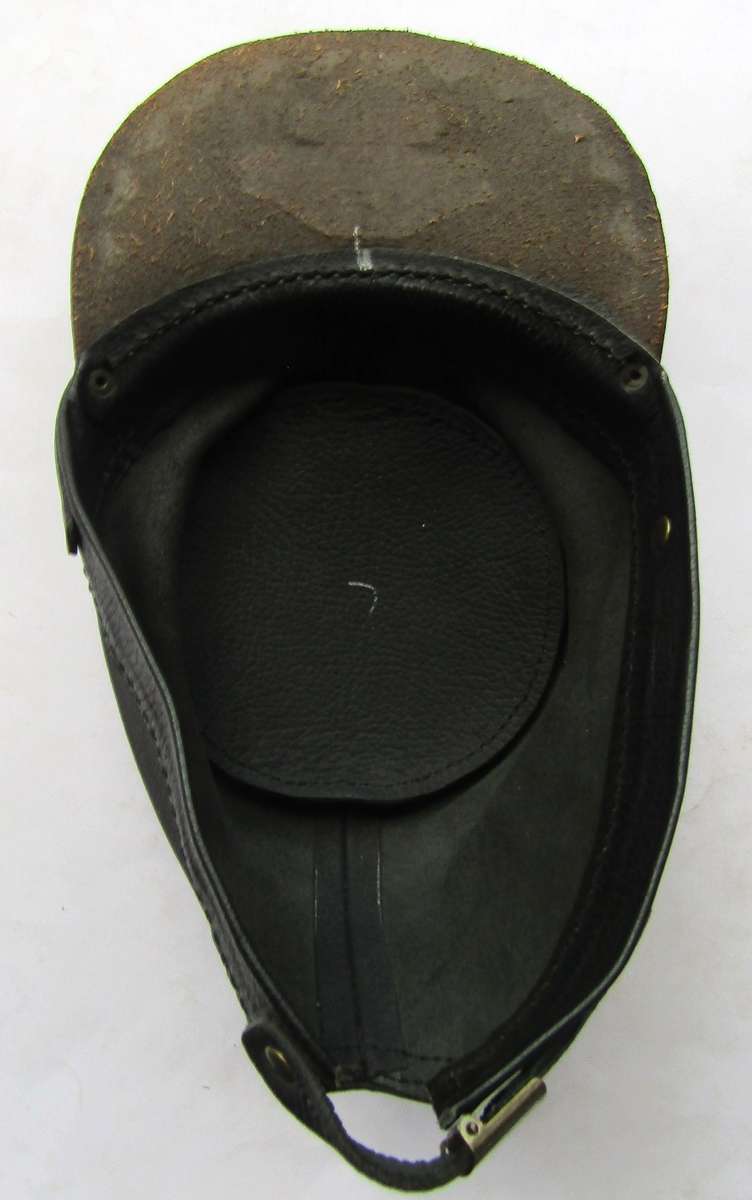 Old Harley Davidson Motorcycles Leather Cap