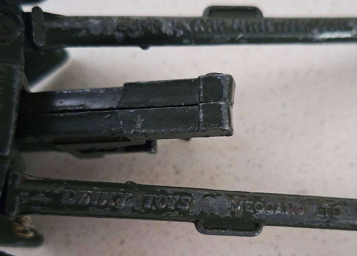 Old Dinky Toys 50mm Anti Tank Gun