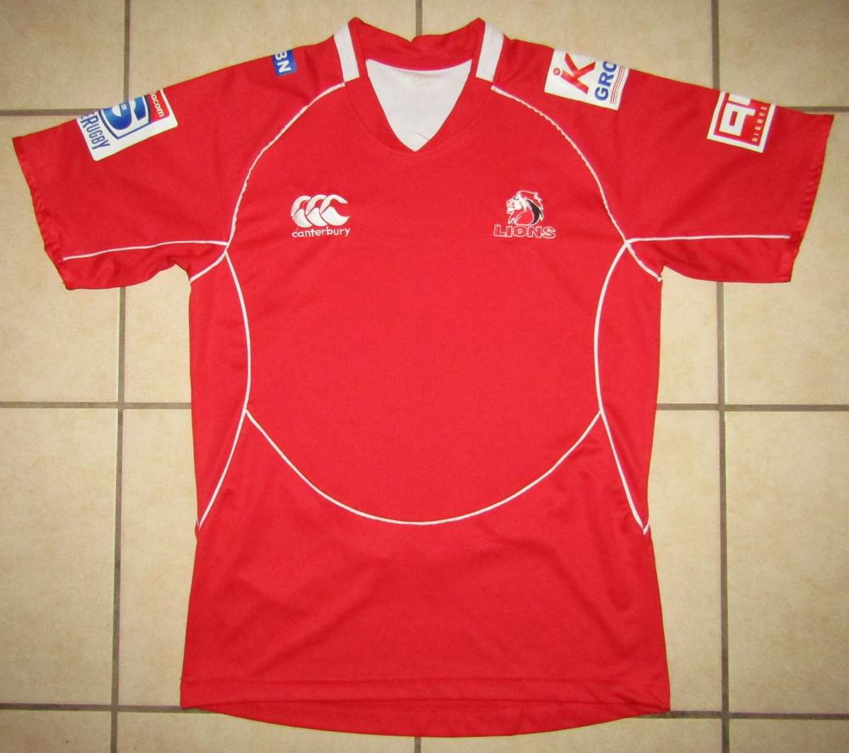 Old Lions Super Rugby Jersey - XL Size
