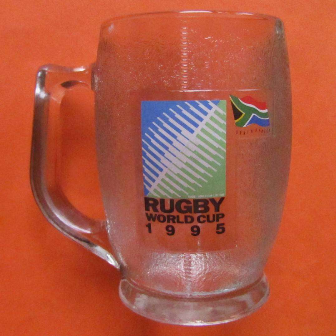 1995 Rugby World Cup Frosted Beer Mug
