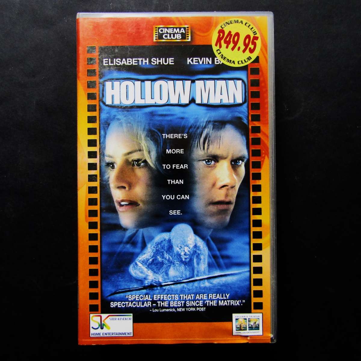Hollow Man - Kevin Bacon - Horror Movie VHS Tape (2000)
