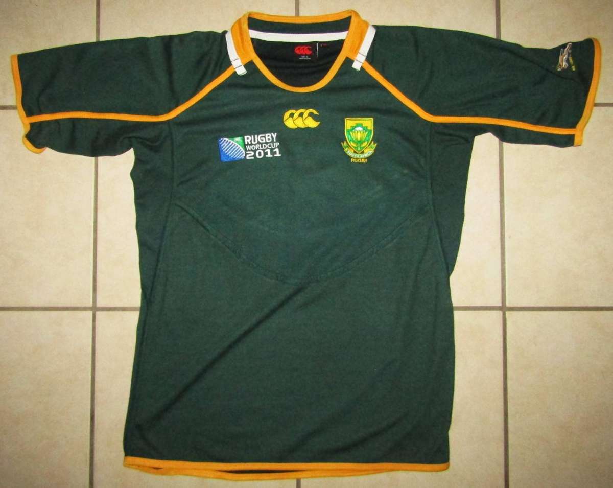 2011 World Cup Springbok Rugby Jersey - XL Size