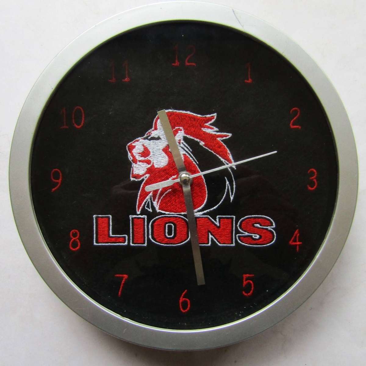 Old Lions Rugby Wall Clock - Working