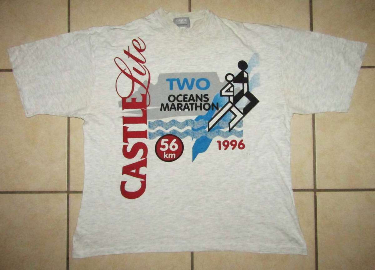 1996 Castle Lite Two Oceans Marathon Shirt - Large Size