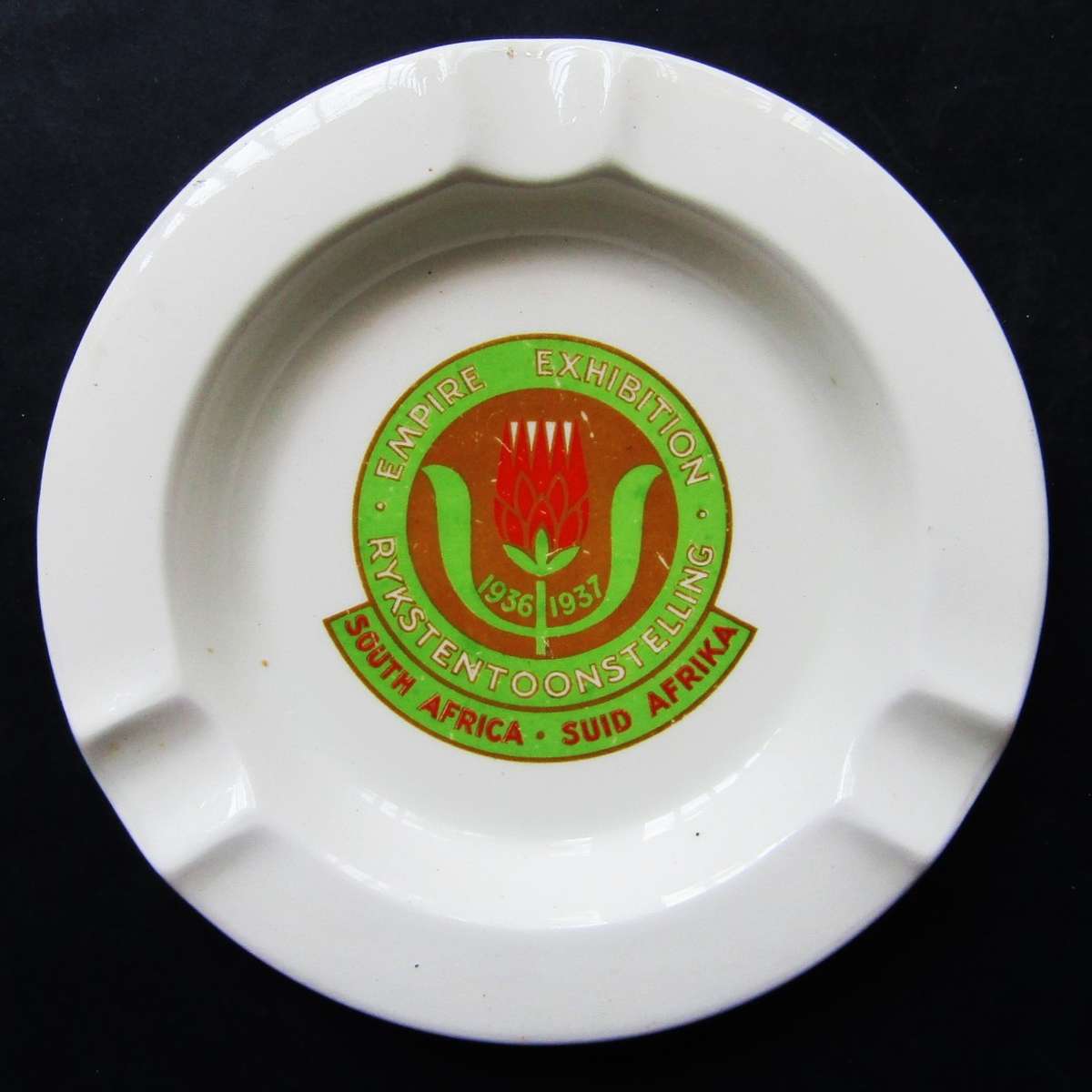 1936 SA Empire Exhibition Ashtray