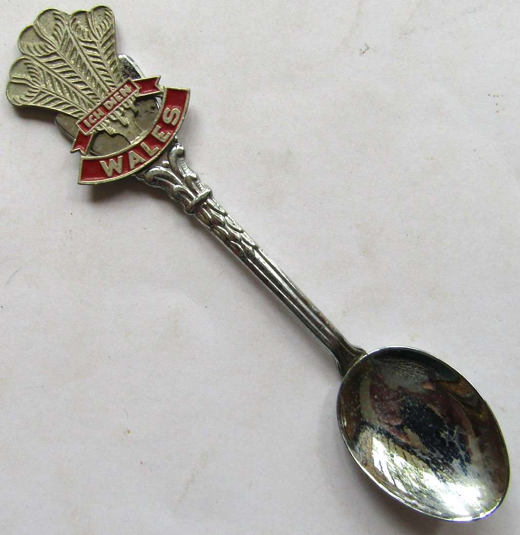 Old Wales Rugby Crested Spoon