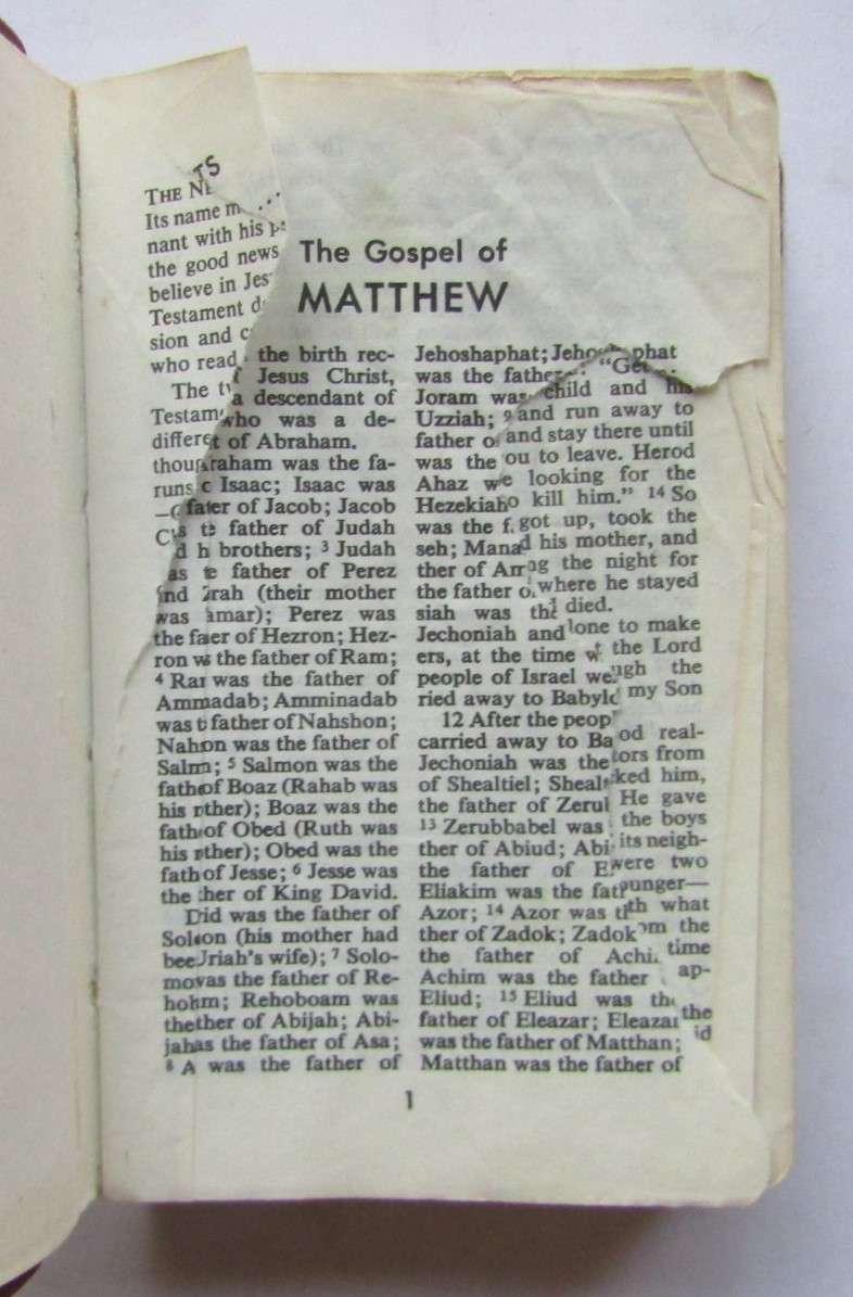 SADF English Pocket Bible