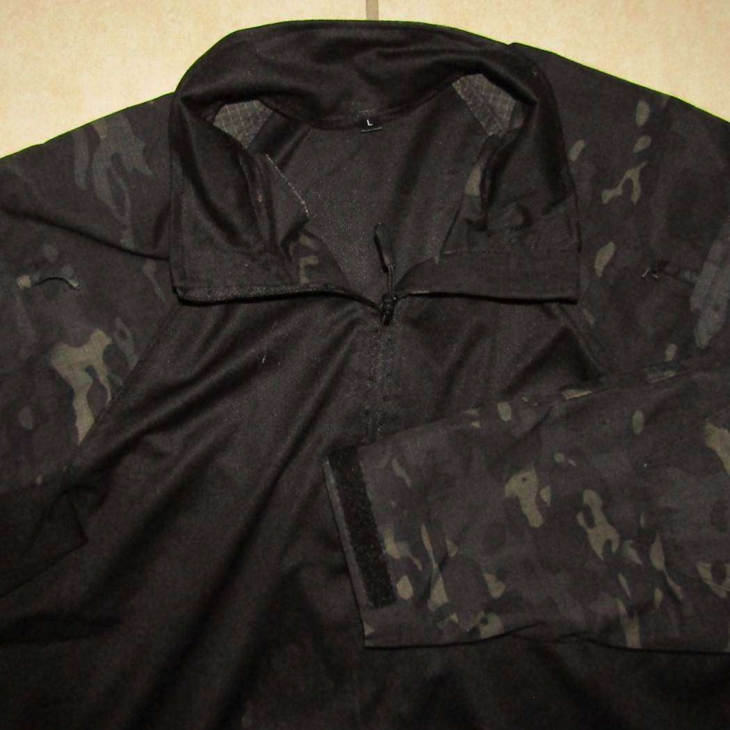 Old Black Camo Military Shirt