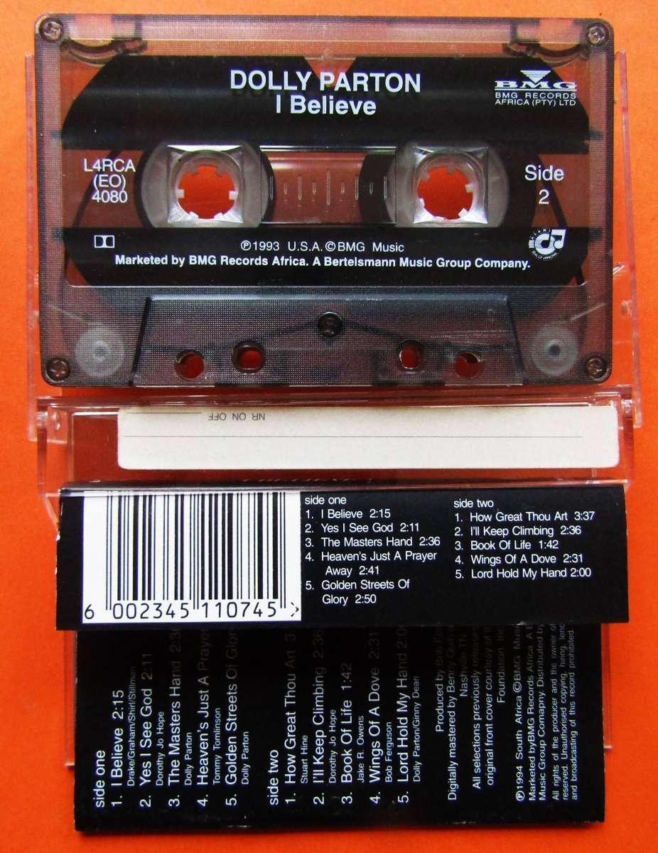 Dolly Parton - I Believe - Cassette Tape (1993)