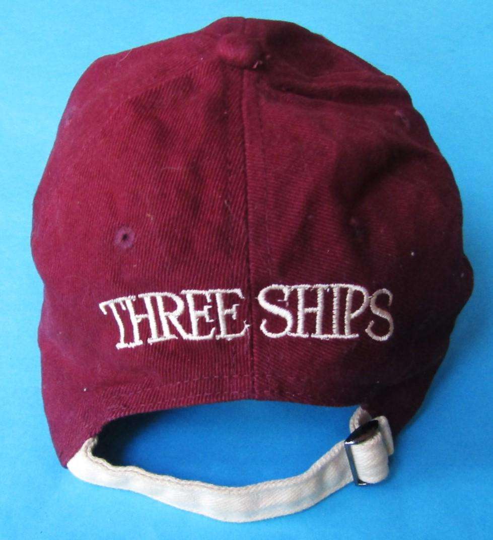 Old Three Ships Whisky Advertising Cap
