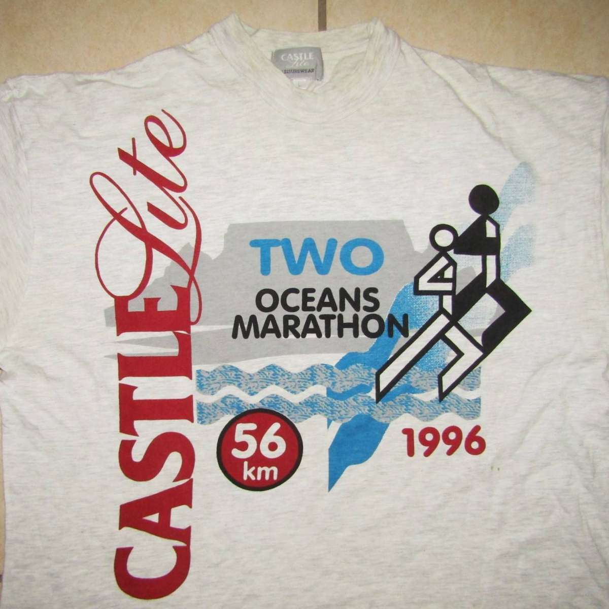 1996 Castle Lite Two Oceans Marathon Shirt - Large Size