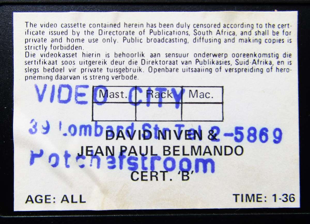 The Brain - David Niven - Movie VHS Tape