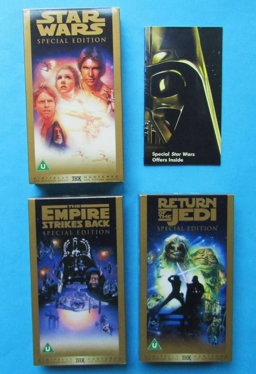 Star Wars Trilogy - Special Edition - VHS Tape Box Set (1997)