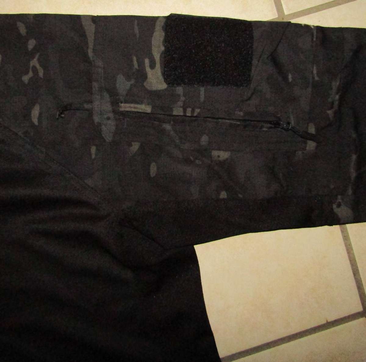 Old Black Camo Military Shirt
