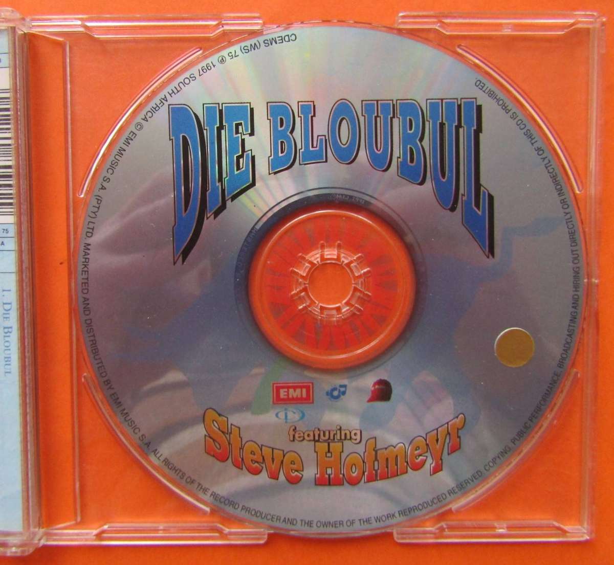 Die Bloubul - Steve Hofmeyr - Noord Transvaal Rugby CD (1997)