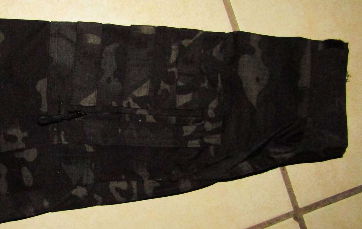 Old Black Camo Military Shirt