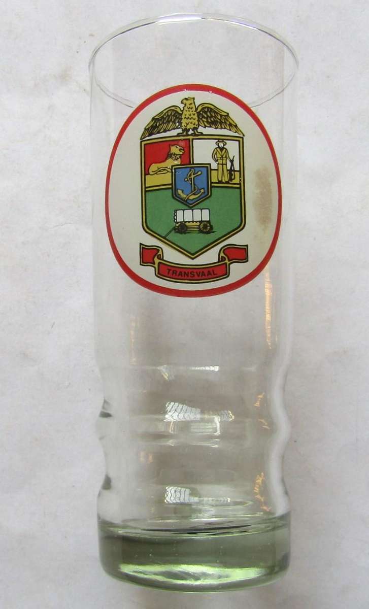 Old Transvaal Rugby Beer Glass