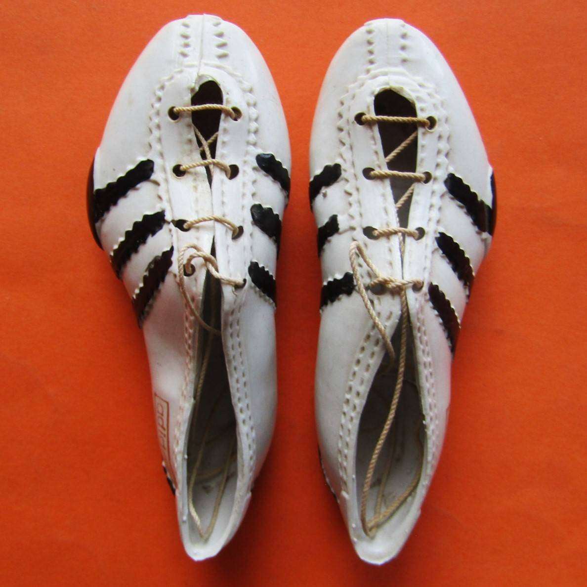 Old Miniature Adidas Spike Shoes