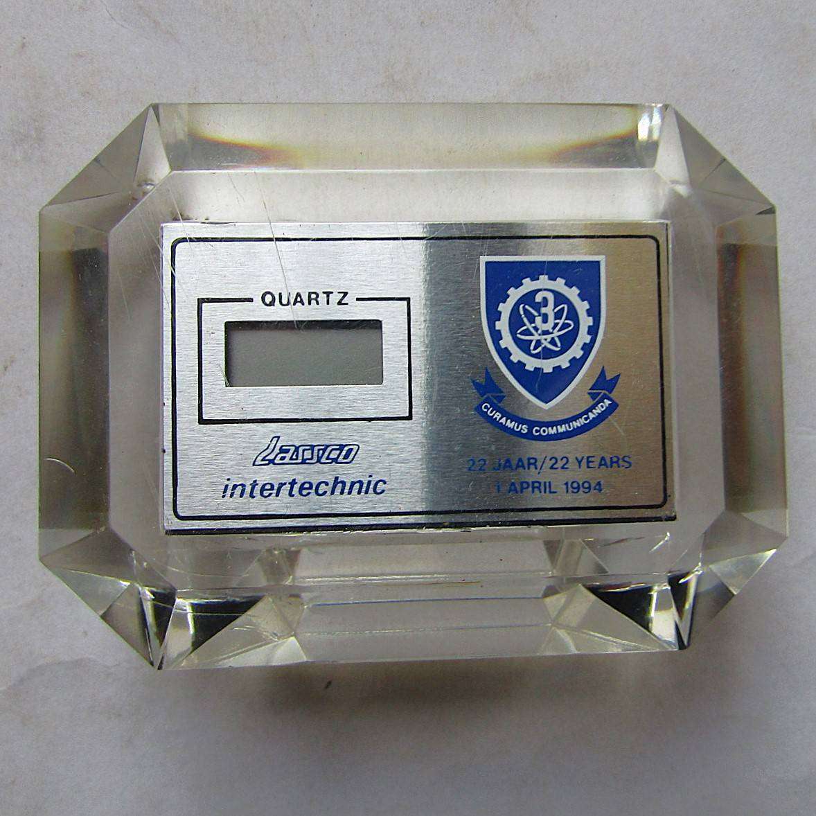 1994 SADF 3 Electronic Workshop Desktop Clock