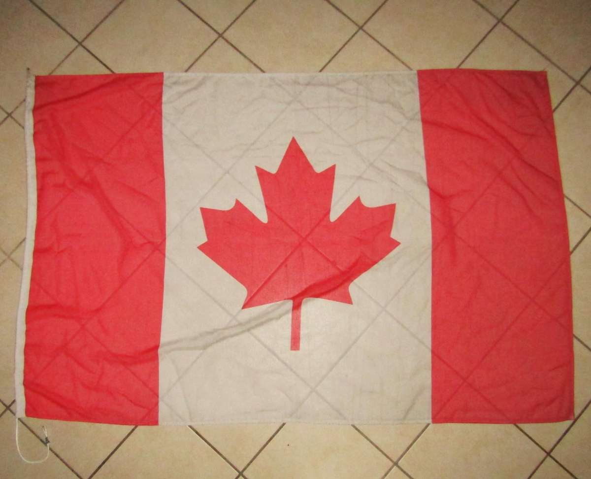 Large Old Canada Country Flag
