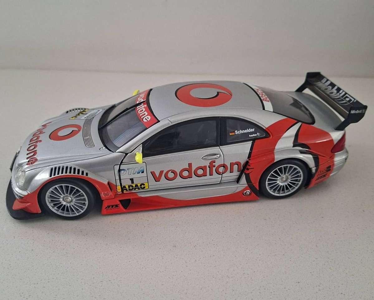 Old Maisto 1/18 Scale Mercedes-Benz CLK-DTM Car