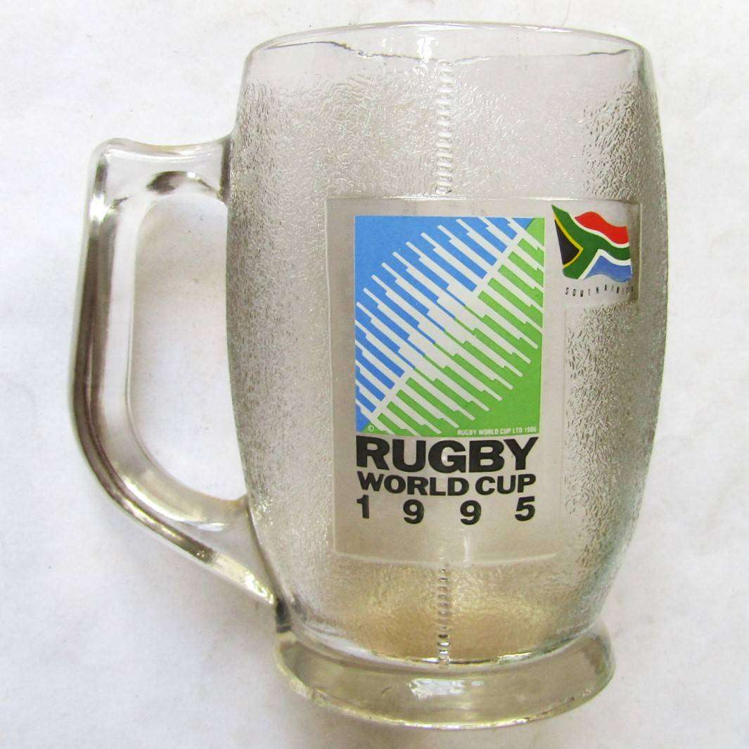 1995 Rugby World Cup Frosted Beer Mug