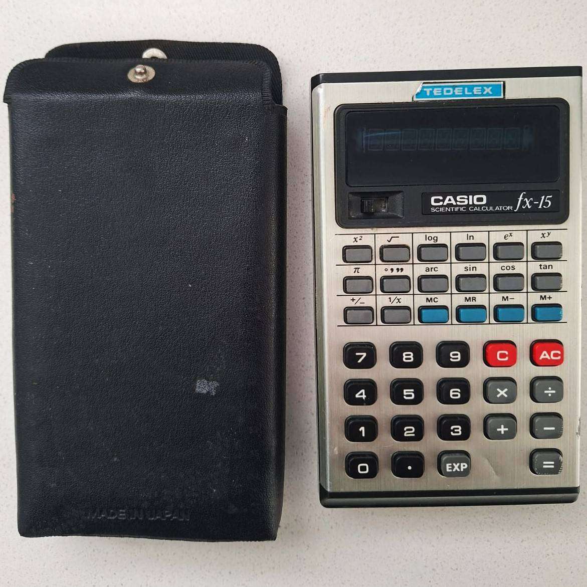 Vintage Casio fx-15 Scientific Calculator